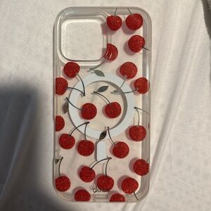 Sonix Red Cherry Clear Phone Case